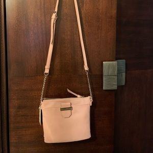Kenneth Cole crossbody bag. Pale pink, NWT